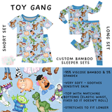 Ready to Ship - Toy Gang Bamboo Short Sleeper Set - 3T, 6 & 7