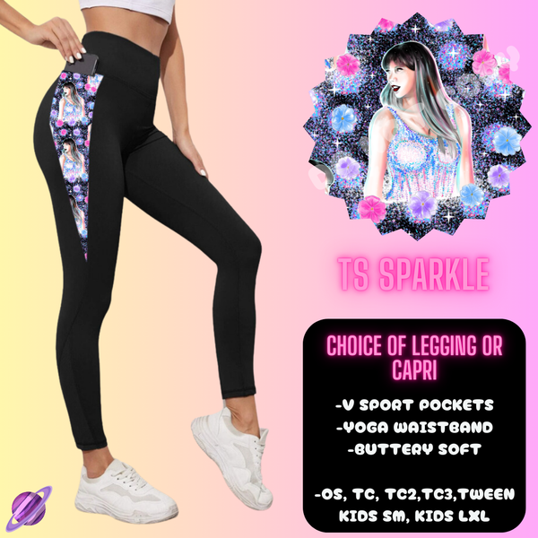 TS SPARKLE LEGGING/CAPRI-OUTFIT RUN PREORDER CLOSING 1/10