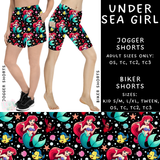 Ready to Ship - Under Sea Girl Biker Shorts - TC & TC2