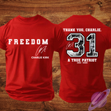 CHARLIE REMEMBRANCE 3 DOUBLE SIDED TEE
