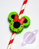 GREEN BOW- 3D PRINTED STRAW CHARM
