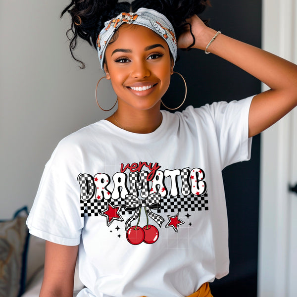 VERY DRAMATIC TEE