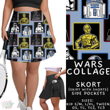 Batch #485 - Fun Run 19 - Closes 2/4 - ETA early April - Wars Collage Skort