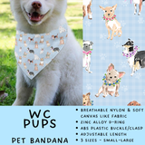 Batch #486 - Pet Gear Collection - Closes 2/6 - ETA early April - WC Pups Collar Bandana