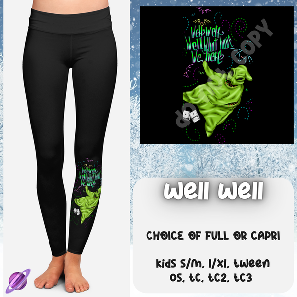 WELL WELL - ONE LEG LEGGING & HOODIE RUN - LEGGING/CAPRI PREORDER CLOSING 10/24