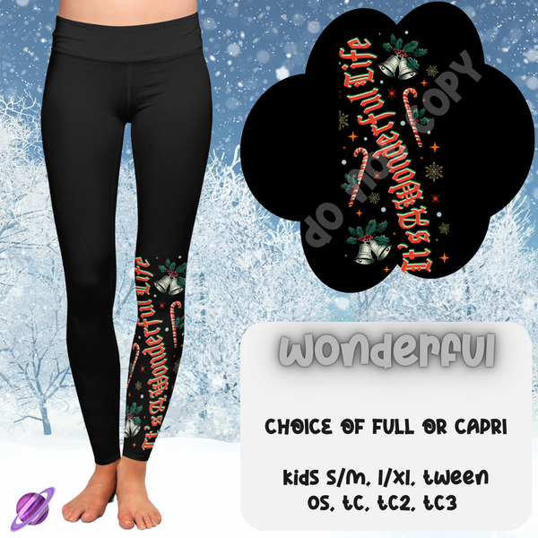 WONDERFUL - BOOT RUN 1 - LEGGING/CAPRI PREORDER CLOSING 10/8