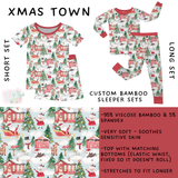 Ready to Ship - Xmas Town Bamboo Long Sleeper Set - 3T