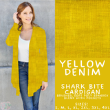 Batch #481 - Colorful Denim - Closes 1/26 - ETA late March - Yellow Denim Cardigan