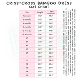 Ready to Ship - Girly Space Criss-Cross Bamboo Dress - 3T, 4T & 5T