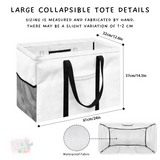Ready To Ship - Cincinnati Bow Collapsible Tote