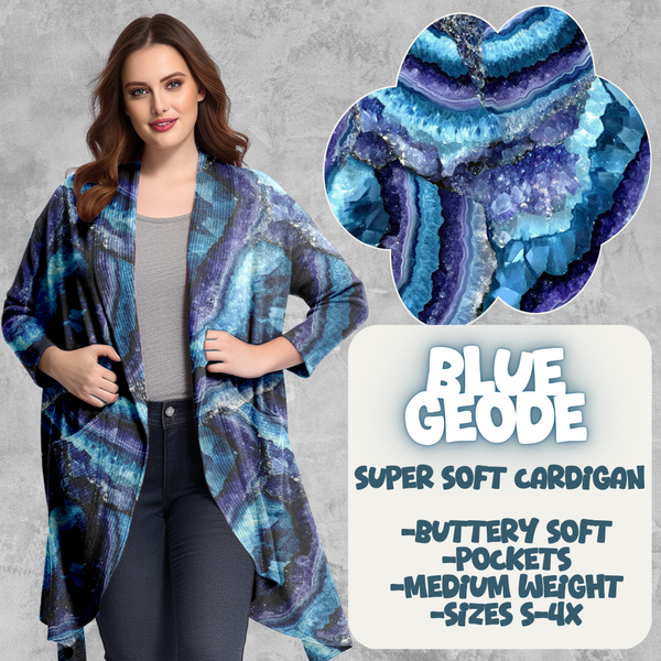 BLUE GEODE - PRETTY CARDIGAN RUN CLOSING 3/18