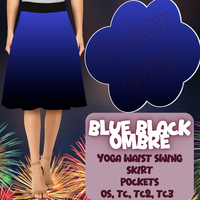 BLUE BLACK OMBRE - SKIRT/LEGGING/JOGGER/LOUNGER - OMBRE RUN 3 PREORDER CLOSING 1/17