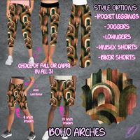 BOHO ARCHES - LEGGING/JOGGER/LOUNGER/SHORTS - B105 PREORDER CLOSING 5/19