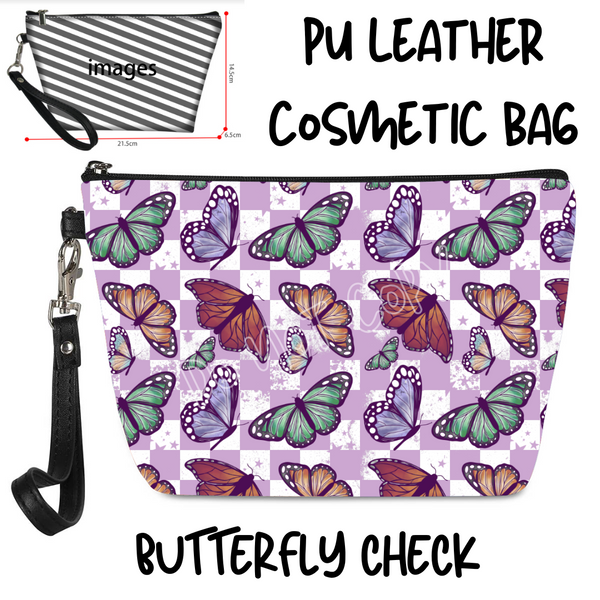 BUTTERFLY CHECK - BAG RUN 3 - COSMETIC BAG - PREORDER CLOSING 10/22