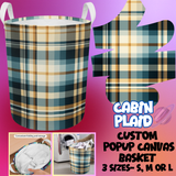 CABIN PLAID - STORAGE BASKETS ROUND 5 - PREORDER CLOSING 3/16