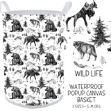 WILD LIFE - CANVAS BASKET