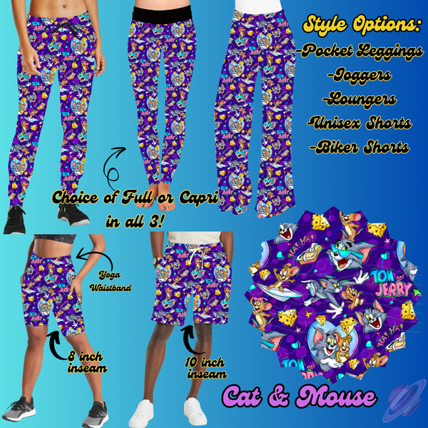 CAT MOUSE - LEGGING/JOGGER/LOUNGER/SHORTS - BATCH 100 PREORDER CLOSING 1/20