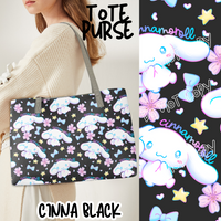 CINNA BLACK - BAG RUN 3 - TOTE PURSE - PREORDER CLOSING 10/22