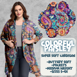 COLORFUL PAISLEY - PRETTY CARDIGAN RUN CLOSING 3/18