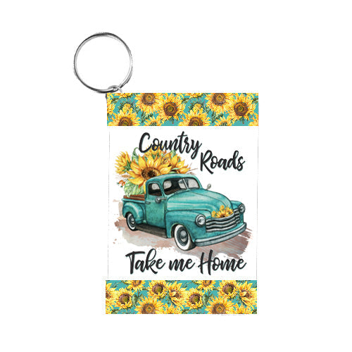 RTS - Country Roads Card Keychain