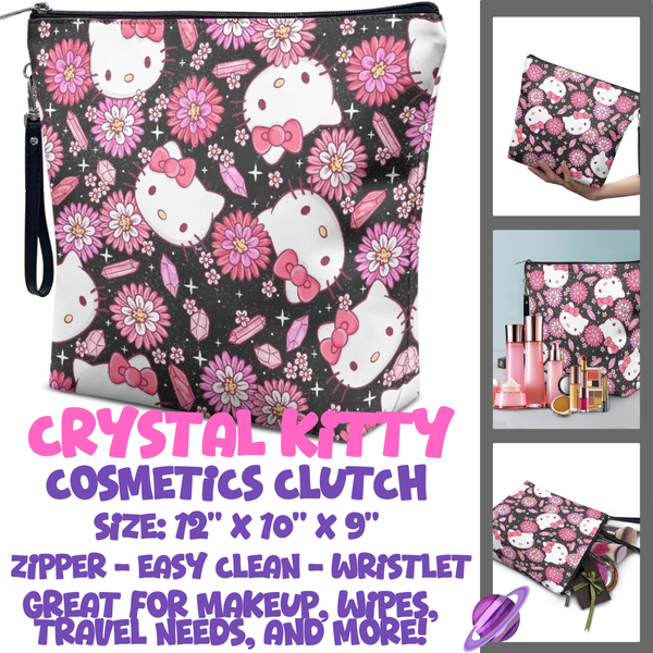 CRYSTAL KITTY - CUSTOM COSMETIC CLUTCH PREORDER CLOSES 12/16