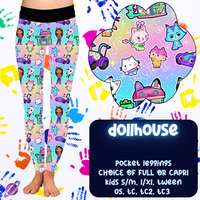 DOLLHOUSE  - FUN KIDS RUN -  LEGGING/CAPRI PREORDER CLOSING 11/5