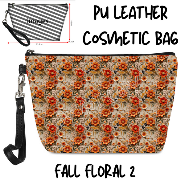 FALL FLORAL 2 - BAG RUN 3 - COSMETIC BAG - PREORDER CLOSING 10/22