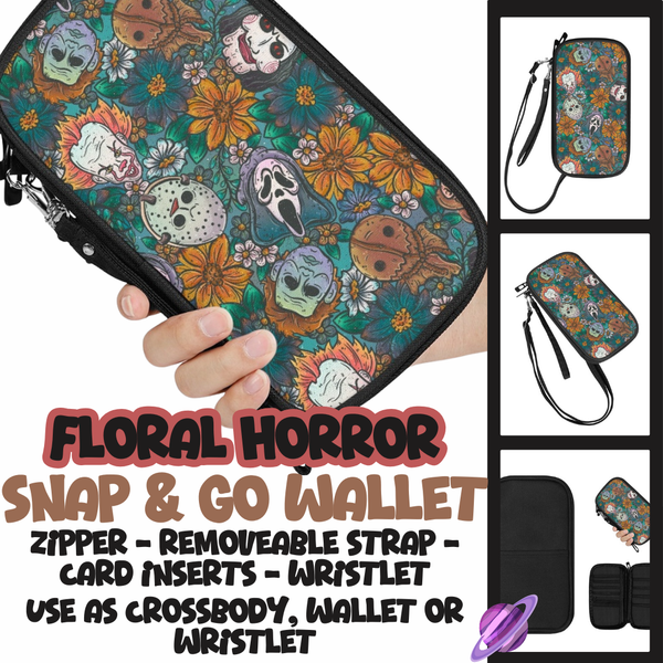 FLORAL HORROR - SNAP & GO WALLETS PREORDER CLOSING 12/18