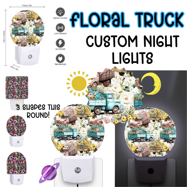 FLORAL TRUCK - Custom Night Lights Round 2 Preorder Closing 2/4