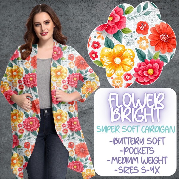 FLOWER BRIGHT - CARDIGAN B105 PREORDER CLOSING 5/19
