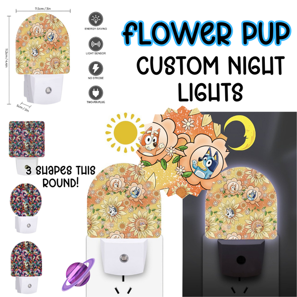 FLOWER PUP - Custom Night Lights Round 2 Preorder Closing 2/4