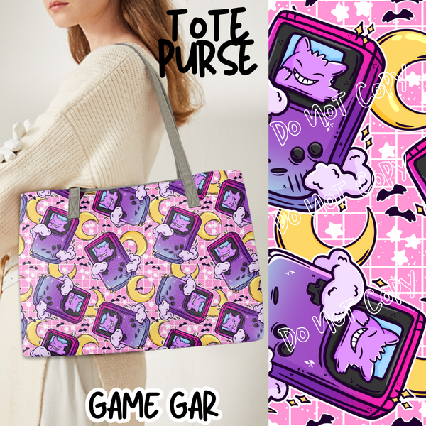 GAME GAR - BAG RUN 3 - TOTE PURSE - PREORDER CLOSING 10/22