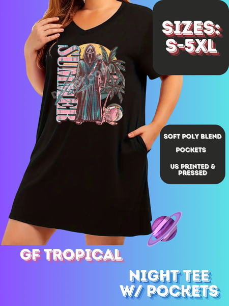 GF TROPICAL - SLEEP SHIRT - PREORDER CLOSING 4/15