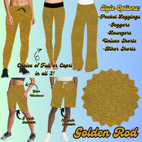 COLORFUL DENIM RERUN-GOLDEN ROD-BOTTOMS 5 STYLES-PREORDER CLOSING 7/25