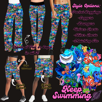 KEEP SWIMMING- LEGGING/JOGGER/LOUNGER/SHORTS - BATCH 102 PREORDER CLOSING 3/9