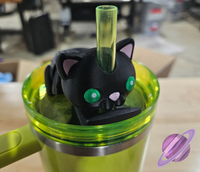 KITTY CAT STRAW BUDDY