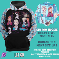 LET GO HOODIE-OUTFIT RUN PREORDER CLOSING 1/10 -CUSTOM HOODIES RE-RUN PREORDER CLOSING 5/11