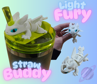 LIGHT FURY STRAW BUDDY