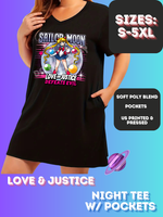 LOVE & JUSTICE - SLEEP SHIRT - PREORDER CLOSING 4/15