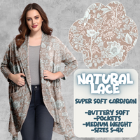 NATURAL LACE - PRETTY CARDIGAN RUN CLOSING 3/18