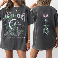 NIGHT COURT- POCKET PRINT DOUBLE SIDED TEE