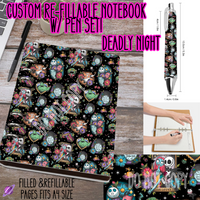 Deadly Night -Matching Notebook & Pen Sets