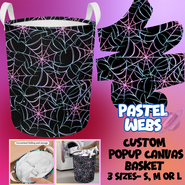 PASTEL WEBS - STORAGE BASKETS ROUND 5 - PREORDER CLOSING 3/16