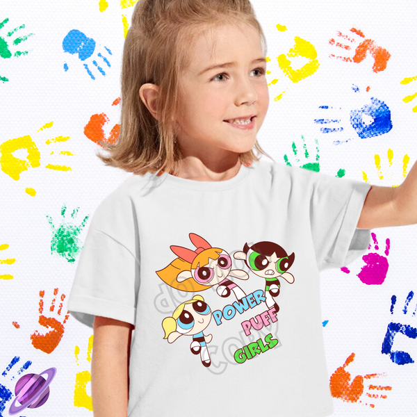 POWER GALS TEE - FUN KIDS RUN