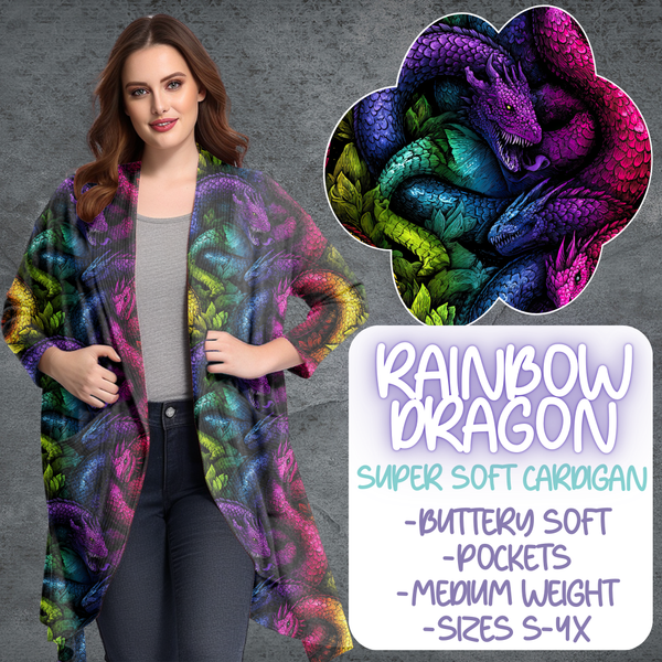 RAINBOW DRAGON - CARDIGAN B105 PREORDER CLOSING 5/19