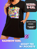 RAINBOW GIRL - SLEEP SHIRT - PREORDER CLOSING 4/15
