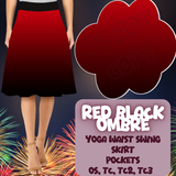 RED BLACK OMBRE - SKIRT/LEGGING/JOGGER/LOUNGER - OMBRE RUN 3 PREORDER CLOSING 1/17