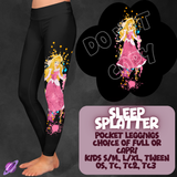 SLEEP SPLATTER- 4 STYLES OF BOTTOMS-PREORDER CLOSING 1/21