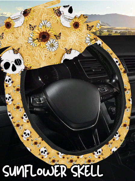 Steering wheel covers sunflower deals