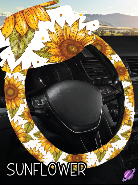 SUNFLOWER - STEERING WHEEL COVERS 6 PREORDER CLOSING 10/14